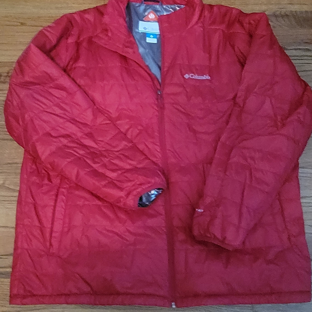 Columbia Vibrant Red Insulated Jacket